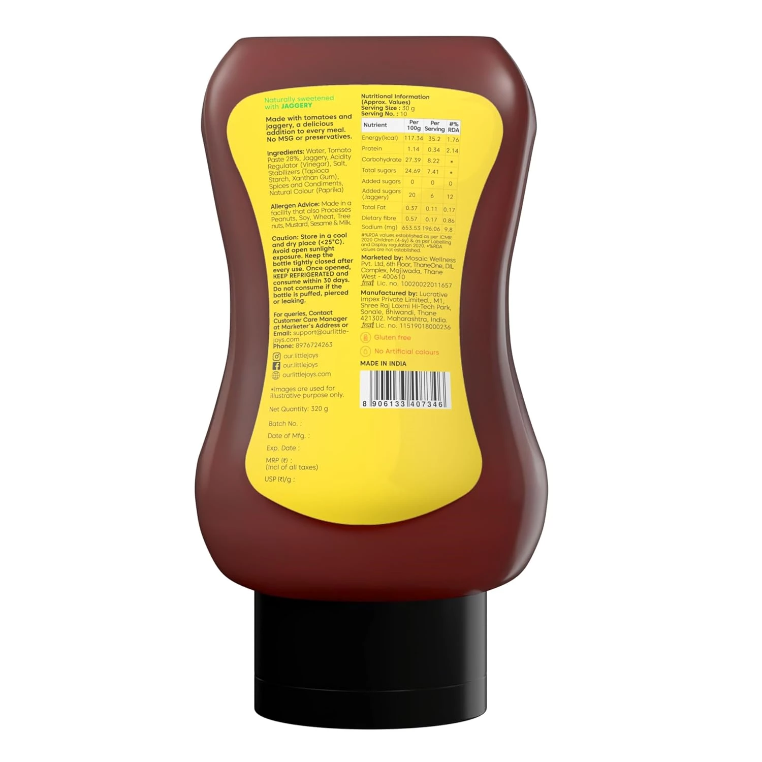 Little Joys Tomato Sauce, 640 g-2.webp